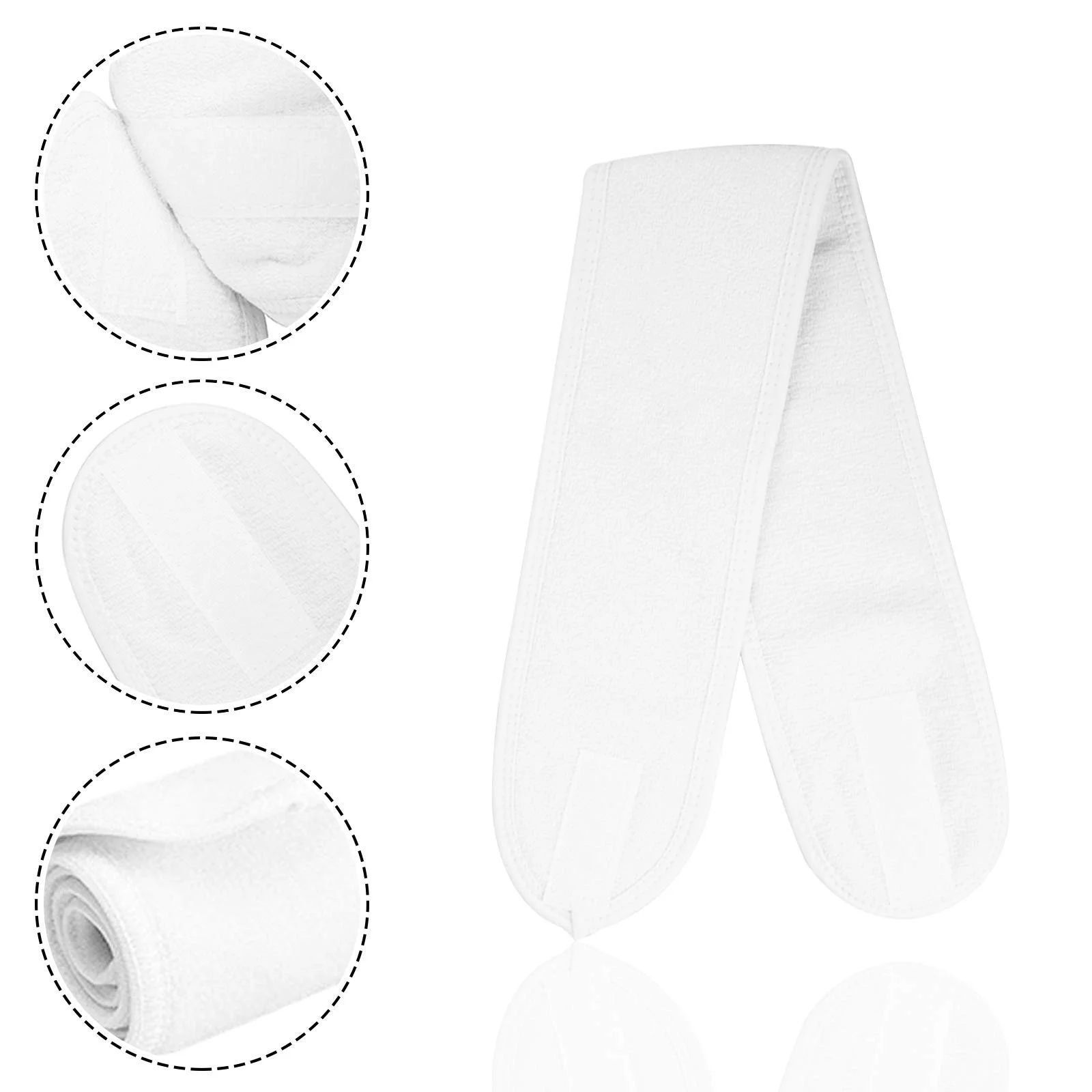 Пов'язка на голову для спа-процедур SourceTon, 6 шт, фото №5