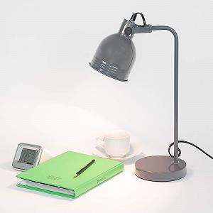 Настільна лампа Retro Design з поворотним плафоном E14 для офісу Grey - Фото 1