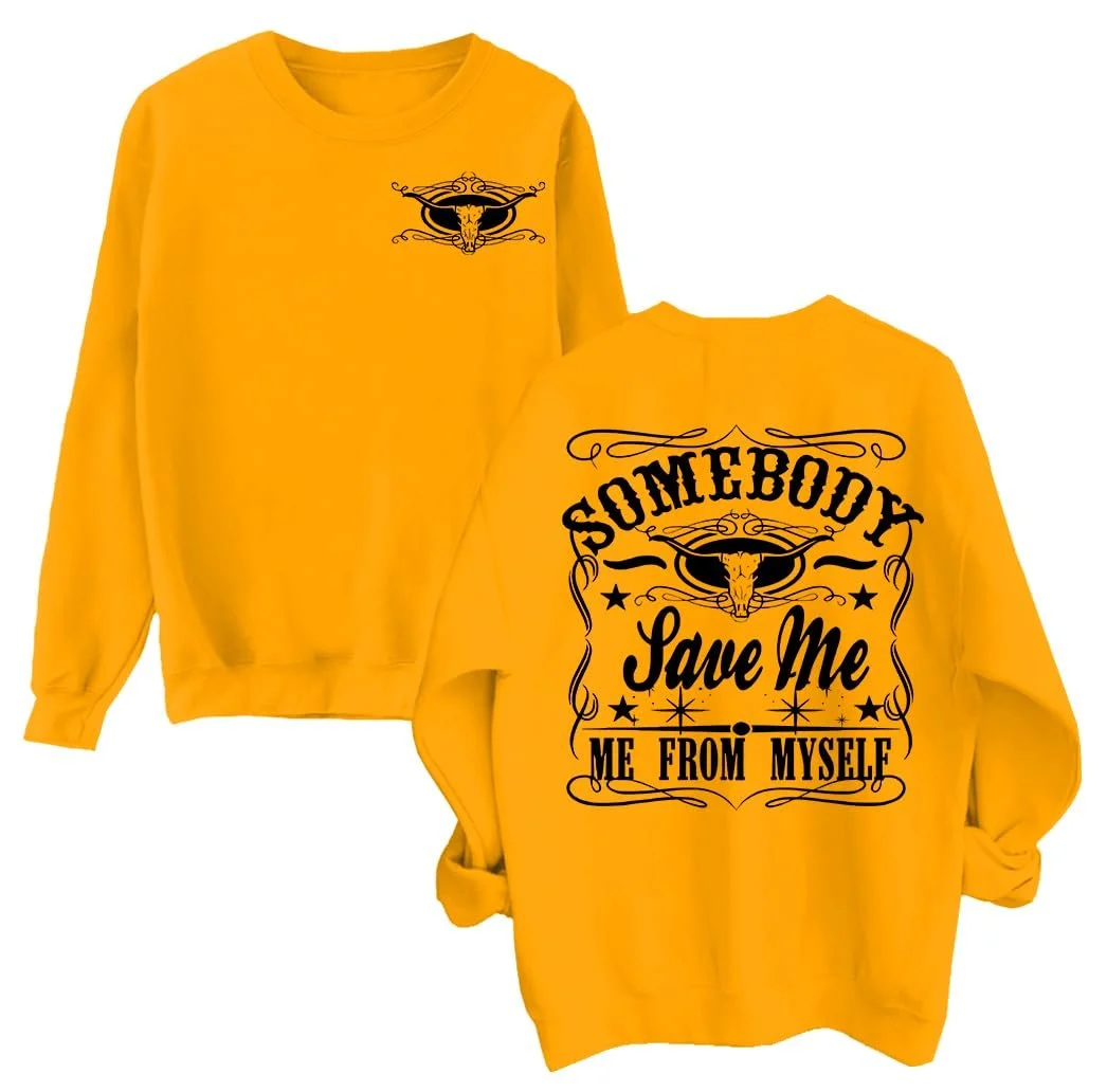 Толстовка Somebody Save Me From Myself, фото №1