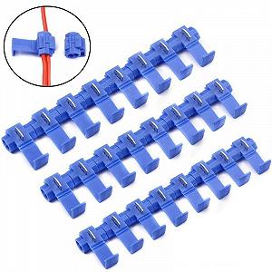 Набор клемм с врезным контактом для быстрого монтажа Соединитель электрический 50 шт 46072325 Linco synthetic.ua - Фото 1