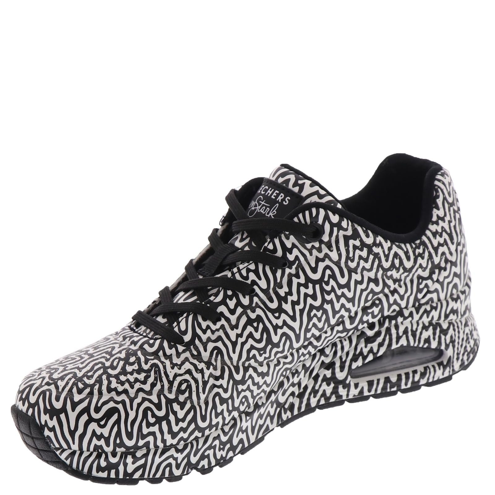 Кроссовки Skechers UNO Rolling Stones Single Белые с красным, фото №4