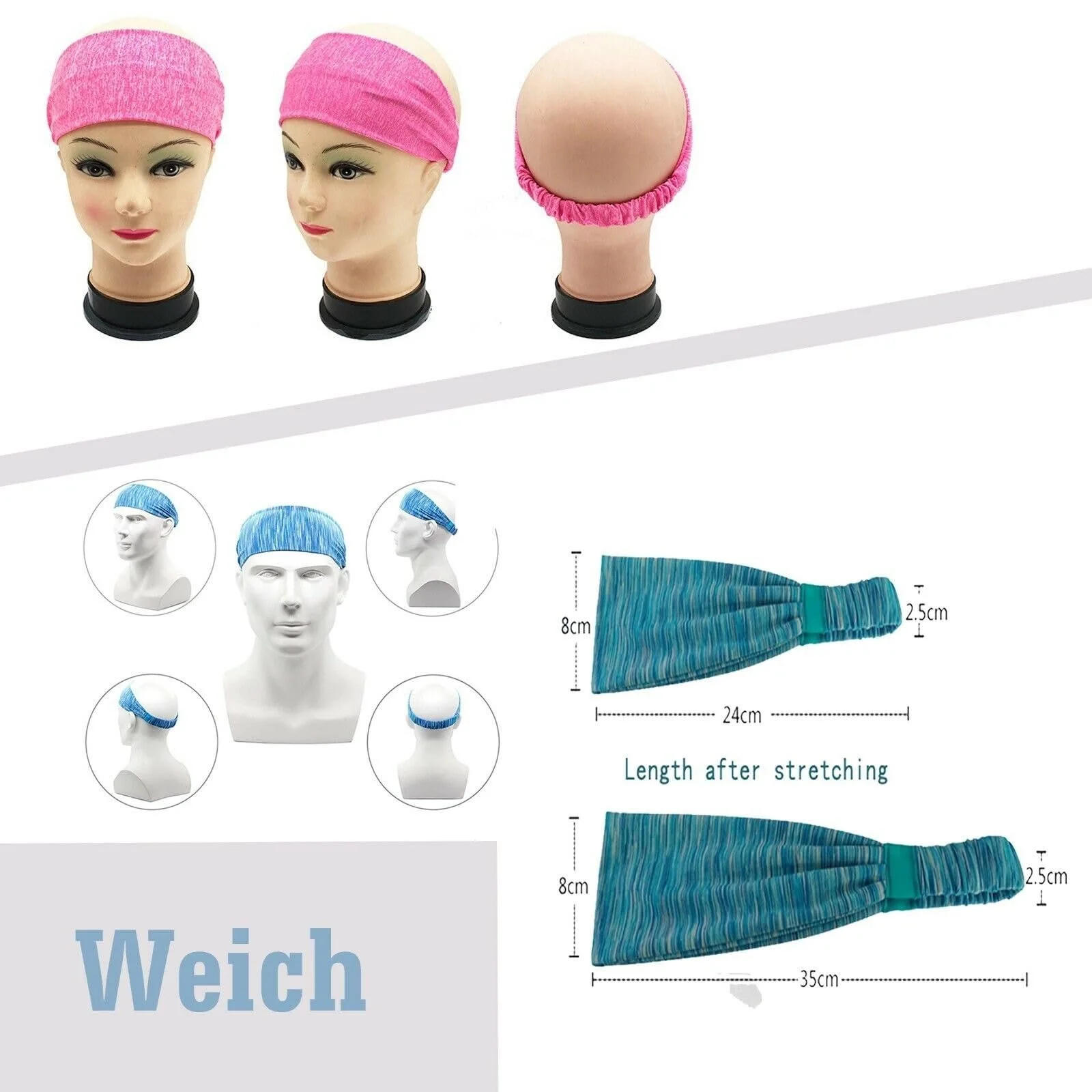 Набір з еластичних пов'язок для жінок, фото №5