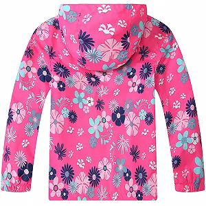 Дощовик Fewlby для дівчаток, дитяча водонепроникна куртка для активного відпочинку synthetic.ua - Фото 1