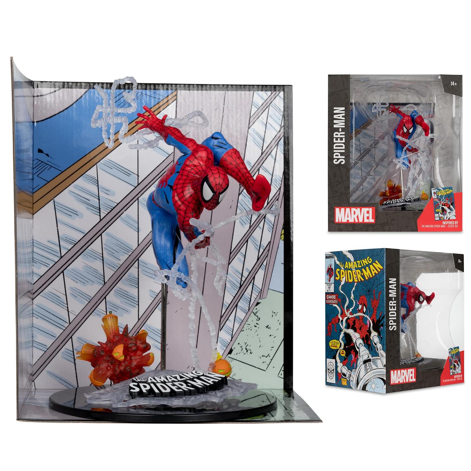 Статуя PVC Человек-паук Marvel Collection (The Amazing Spider-Man #302) 17 см, фото №5