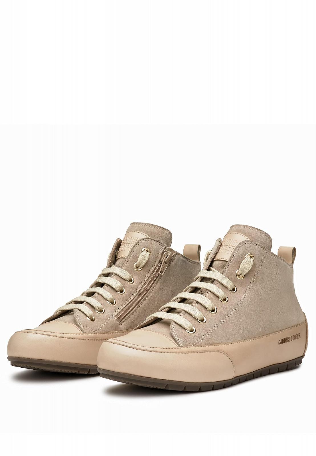 Кроссовки Candice Cooper Mid из кожи и замши, фото №4
