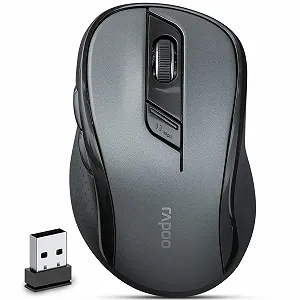 Миша Rapoo M500 Optical Wireless Silent Black - Фото 1