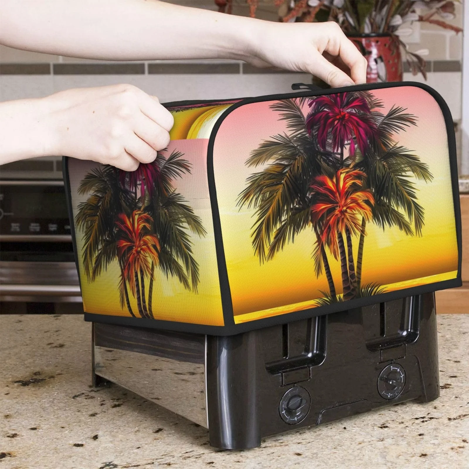 Чохол для тостера на 4 скибочки з двома кишенями Superweiche Ger, фото №5 Чохол для тостера на 4 скибочки з двома кишенями Superweiche Ger, фото №5