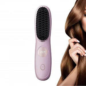 Wireless Straightening Brush Portable Rechargeable Mini Mini Anti-scald - Фото 1