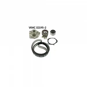 Водяний насос та комплект ременя ГРМ SKF VKMC 02195-2 для ALFA ROMEO, CHRYSLER, FIAT, OPEL - Фото 1