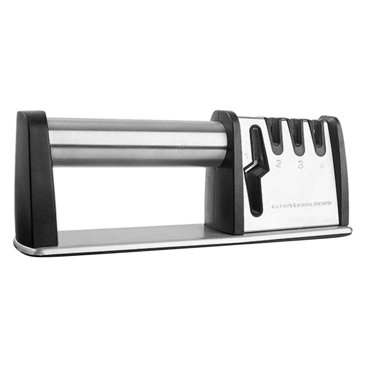 Точилка для ножей и ножниц Ergonomic Non-Slip Silver, фото №1