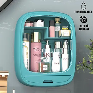 Купити Органайзер для косметики настенный U-Beauty Wall Cosmetic Box подвесной бьюти бокс с прозрачной дверцей и ящик - Фото 1 Органайзер для косметики настенный U-Beauty Wall Cosmetic Box подвесной бьюти бокс с прозрачной дверцей и ящик - Фото 1