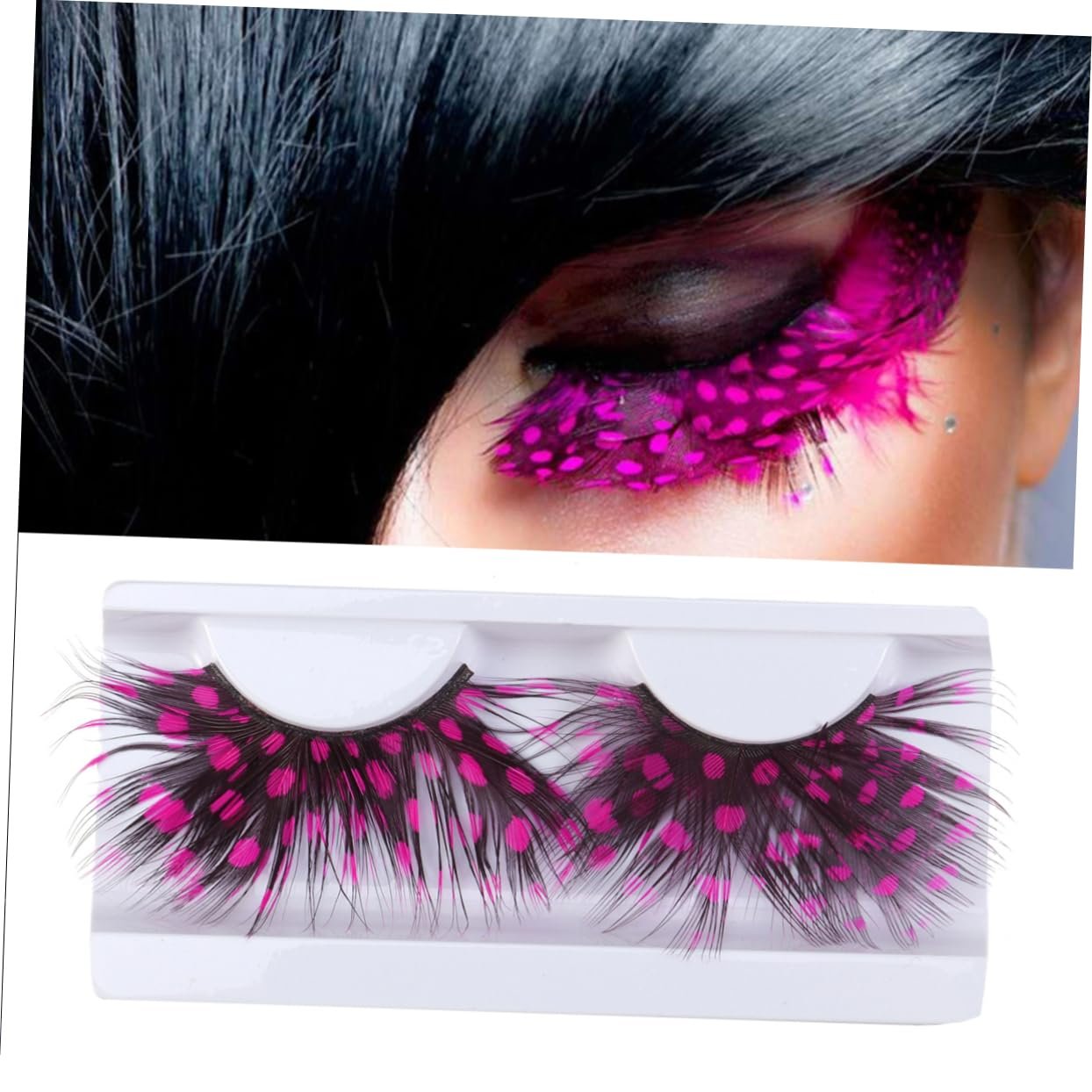 Вії Angoily 10 Пара штучні повні перебільшені багаторазові для подовження густі, фото №6