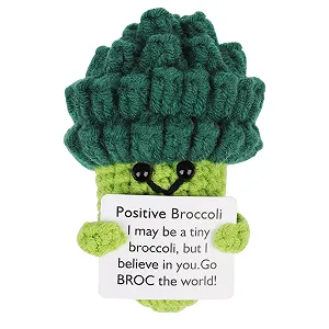 Купить Positive Positive Broccoli Вязаная игрушка Овощ зеленый - Фото 1 Positive Positive Broccoli Вязаная игрушка Овощ зеленый - Фото 1