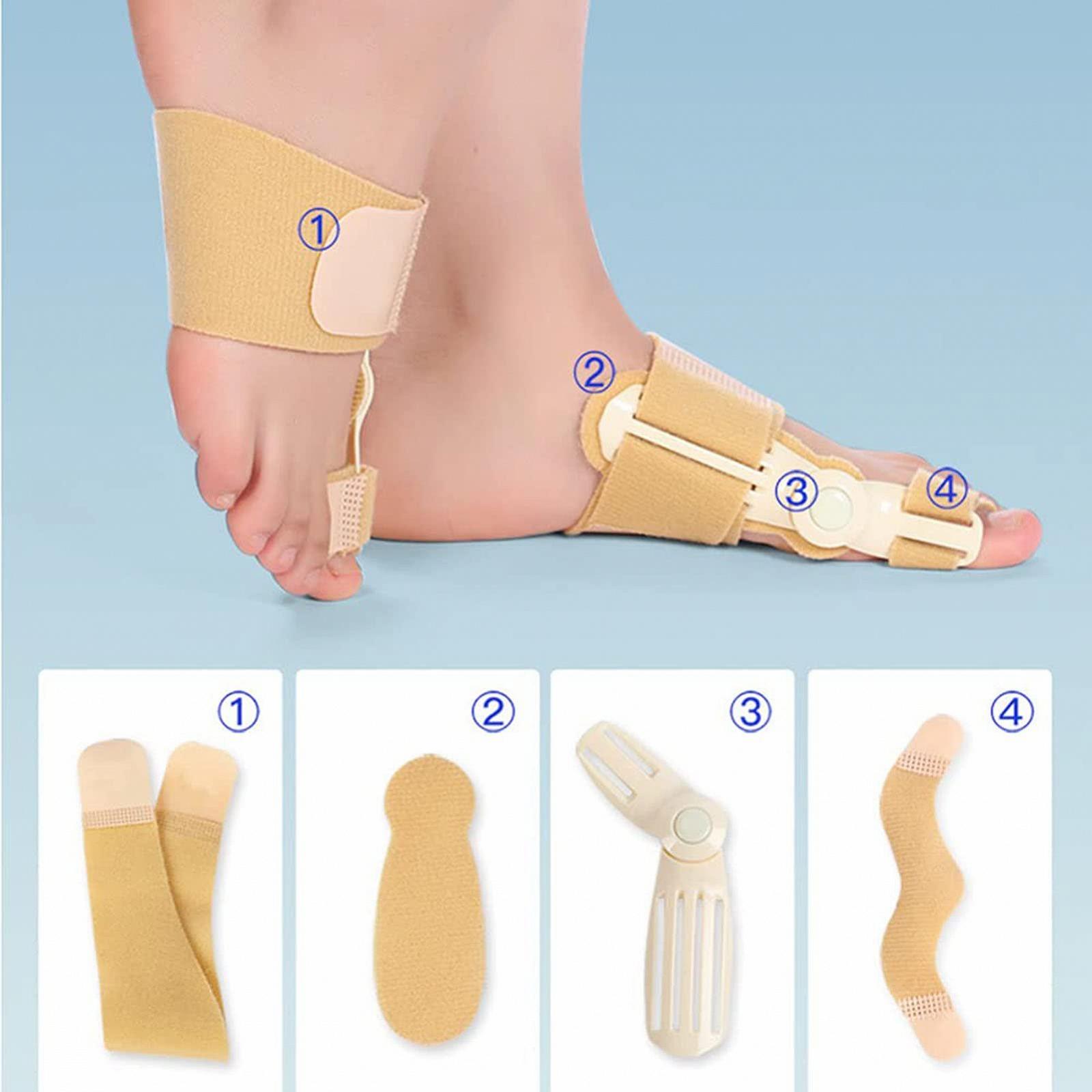 Бандаж для великого пальця стопи, Коректор для випрямлення великих пальців ніг з тренувальним поясом, фото №5