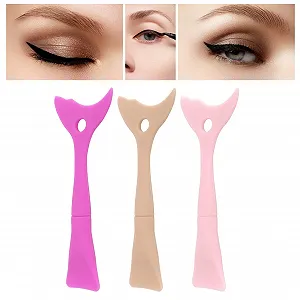 Трафарети для підводки очей 3 шт. Силіконовий synthetic.ua - Фото 1