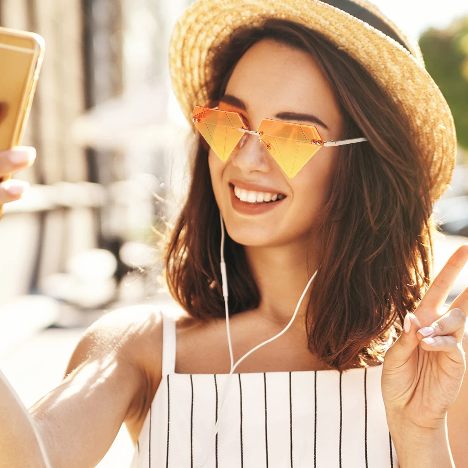 Солнцезащитные очки Без оправы Smavles Мужские/Женские, фото №7 Солнцезащитные очки Без оправы Smavles Мужские/Женские, фото №7