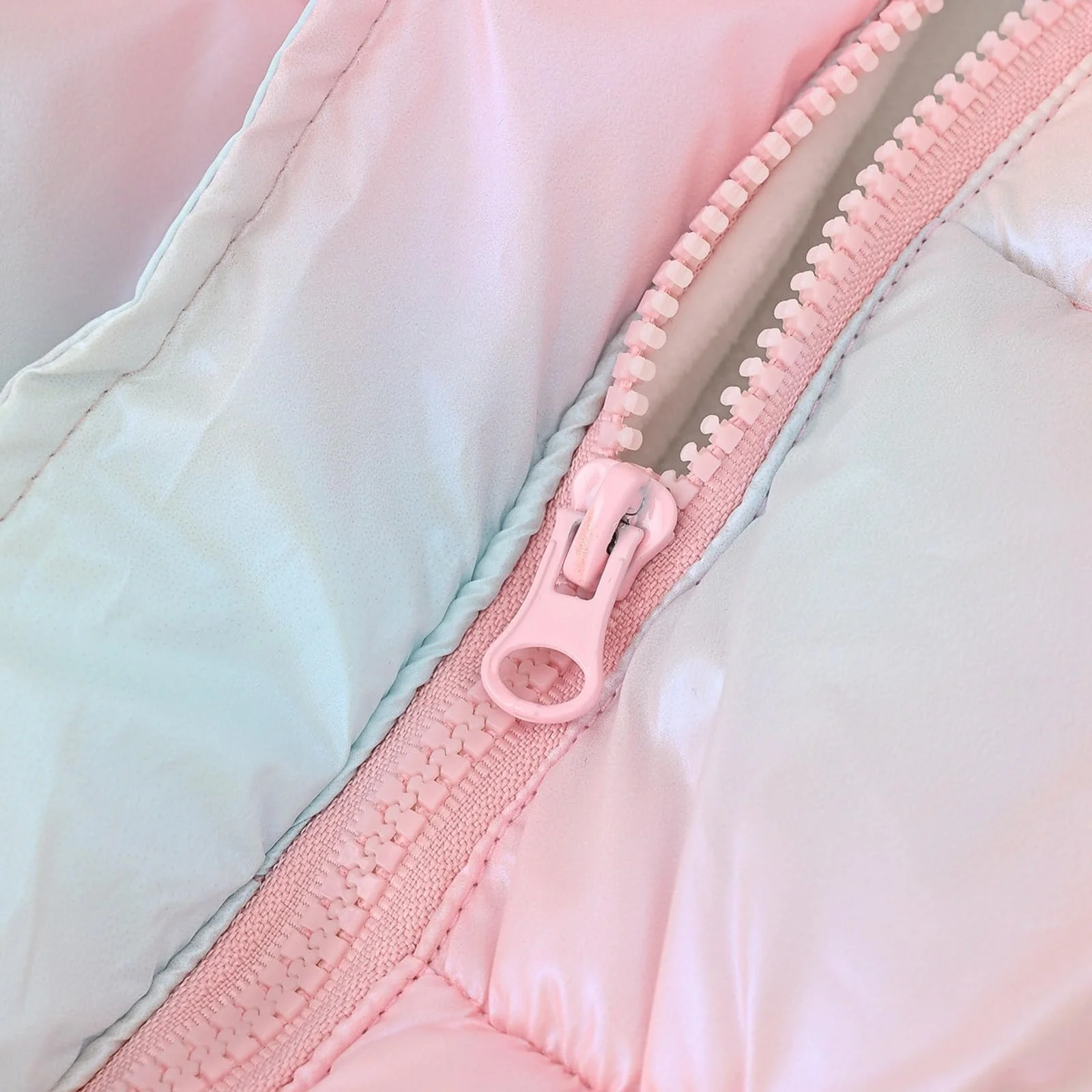 Зимова куртка для дівчат, пуховик, тепла зимова стьобана куртка, фото №4