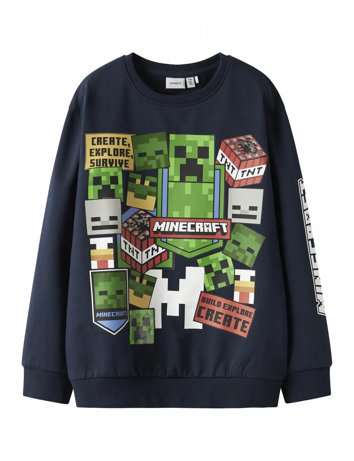 Свитшот NAME IT Nkmneven Minecraft Nreg Sweat Bru Bfu для мальчиков, фото №1