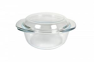 Кастрюля стеклянная 0,7 л с крышкой Empire 1862 - Фото 1