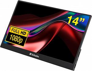 Монитор портативный сенсорный 14" Verbatim PM-14 Full HD IPS 60 Гц - Фото 1