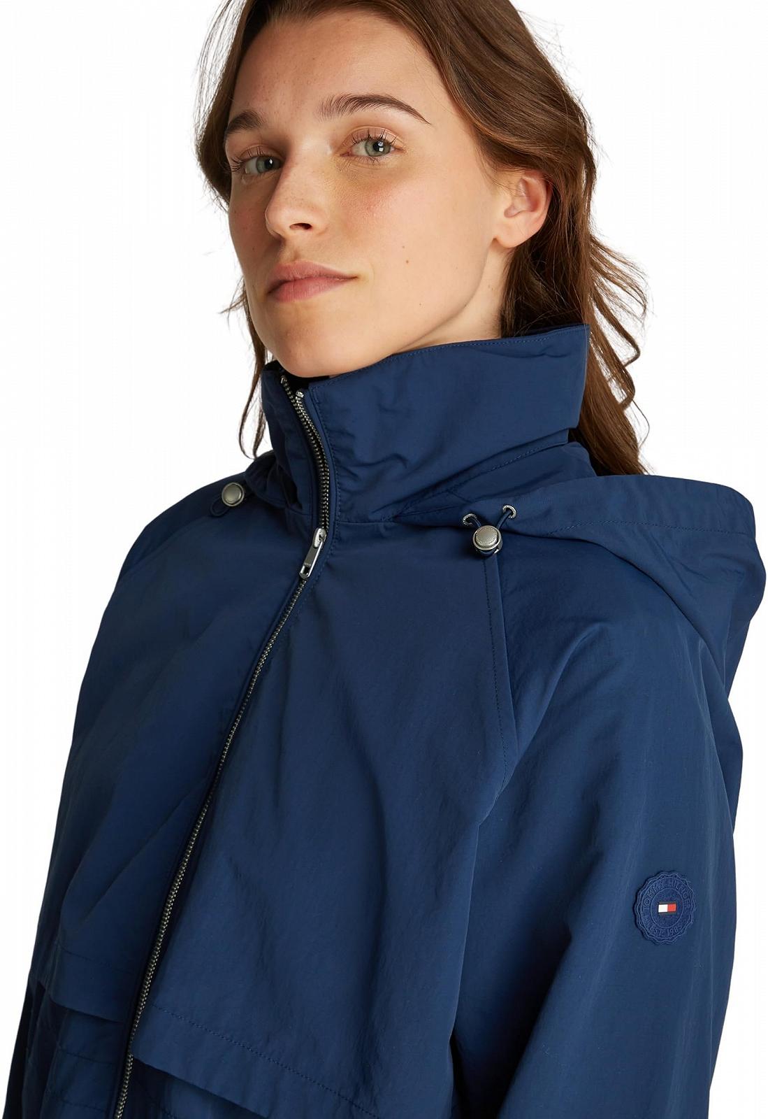 Жіноча куртка-вітрівка Tommy Hilfiger Nylon Waisted Long, фото №3