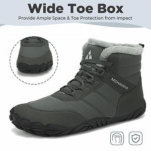 Черевики Mishansha Зимние Barefoot Теплые с подкладкой для мужчин и женщин, размер 36-48 synthetic.ua - Фото 1