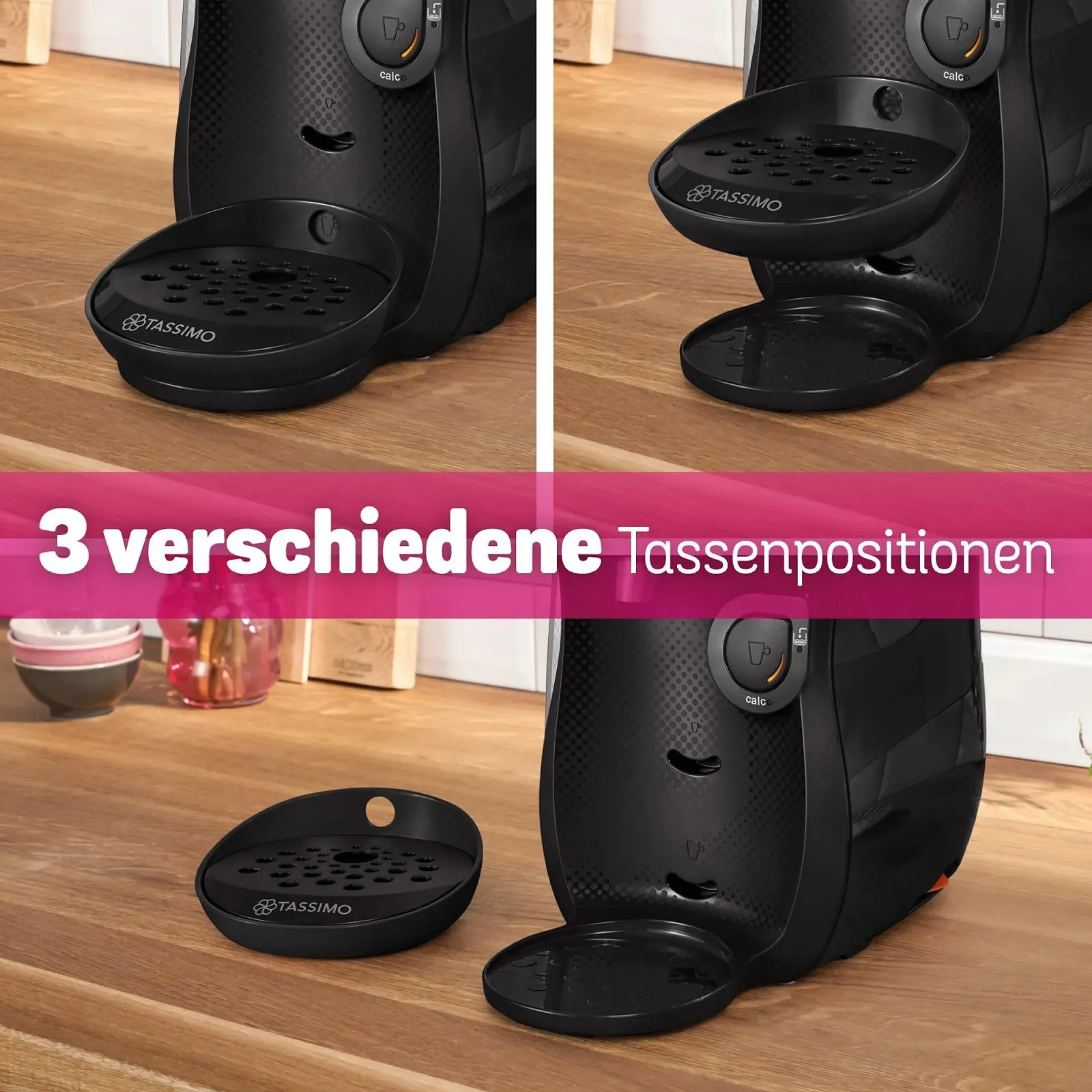 Капсульная кофемашина Bosch Tassimo Happy Friendly TAS102E, более 70 напитков, подходит для всех чашек, автоматическое отключение, 1400 Вт, черный, фото №8 Капсульная кофемашина Bosch Tassimo Happy Friendly TAS102E, более 70 напитков, подходит для всех чашек, автоматическое отключение, 1400 Вт, черный, фото №8