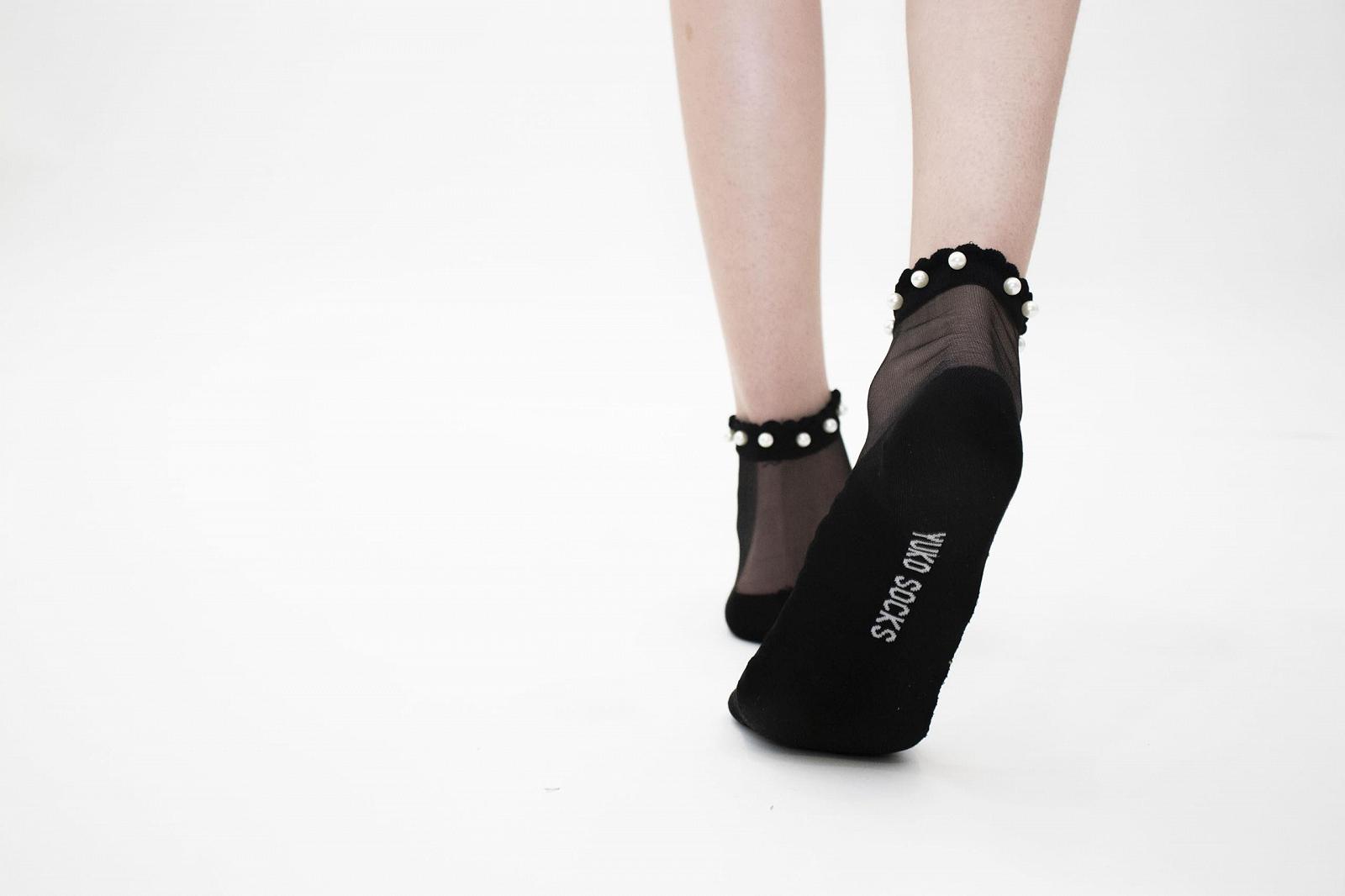 Женские носки Perles Черный 3-7, черный, фото №3