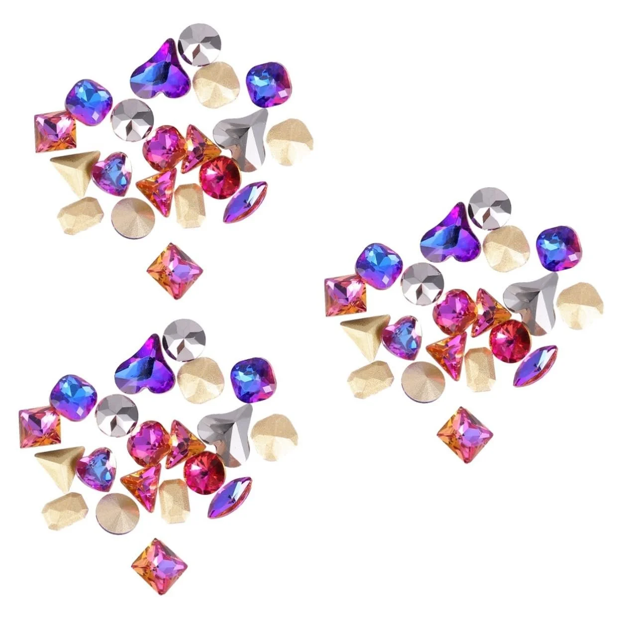 Наклейки для нігтів FRCOLOR 60 шт, прикраси для манікюру, фото №1