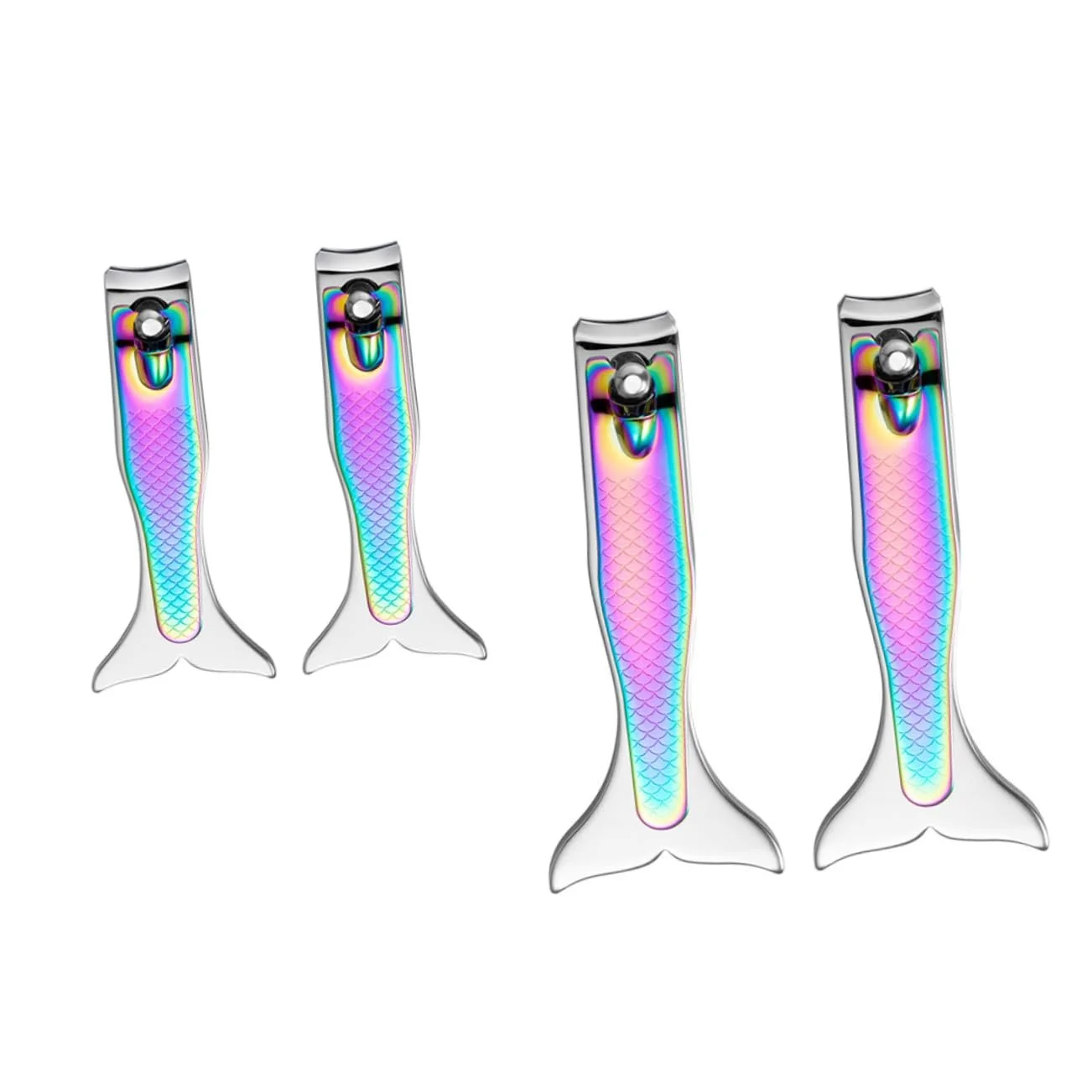 Набор для маникюра и педикюра CALLARON 4 шт. Дизайн "Русалка". С портативными кусачками и пилочкой, фото №1 Набор для маникюра и педикюра CALLARON 4 шт. Дизайн "Русалка". С портативными кусачками и пилочкой, фото №1