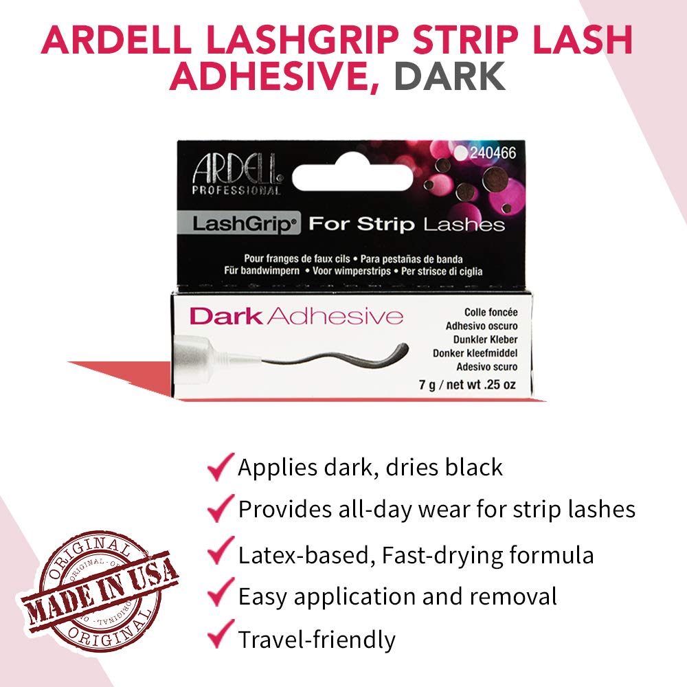 Клей ARDELL LashGrip для накладних вій темний, фото №3