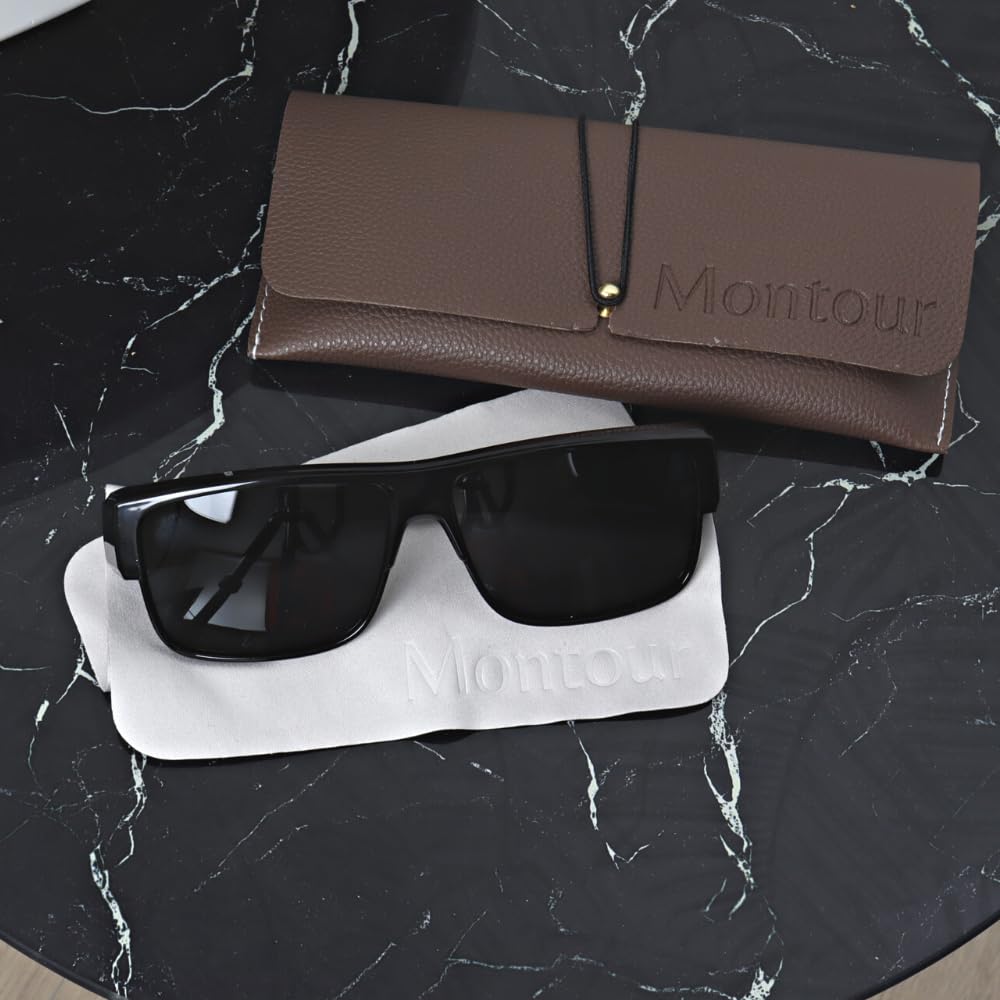 Сонцезахисні окуляри Montour Square Model Black, фото №2