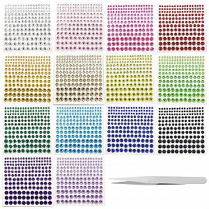 Стрази Самоклеючі YOYEAH 2184 шт14 кольорів - Фото 1