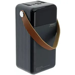 Повербанк 60000 мАг 22,5W із кабелем Type-c Lightning Remax RPP-565 PD+QC Сірий - Фото 1