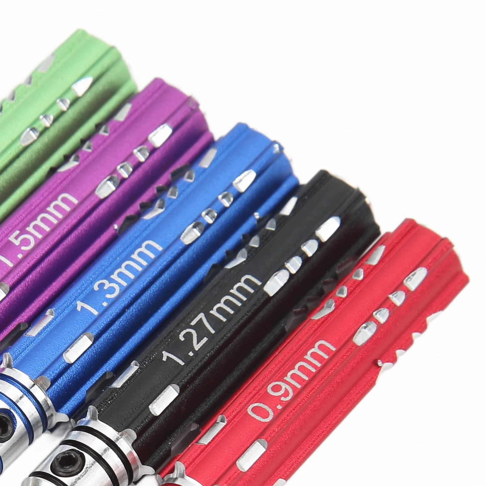 Набор отверток 0.9mm 1.27mm 1.3mm 1.5mm 2.0mm Hex Отвертка (Упаковка из 5 шт), фото №7