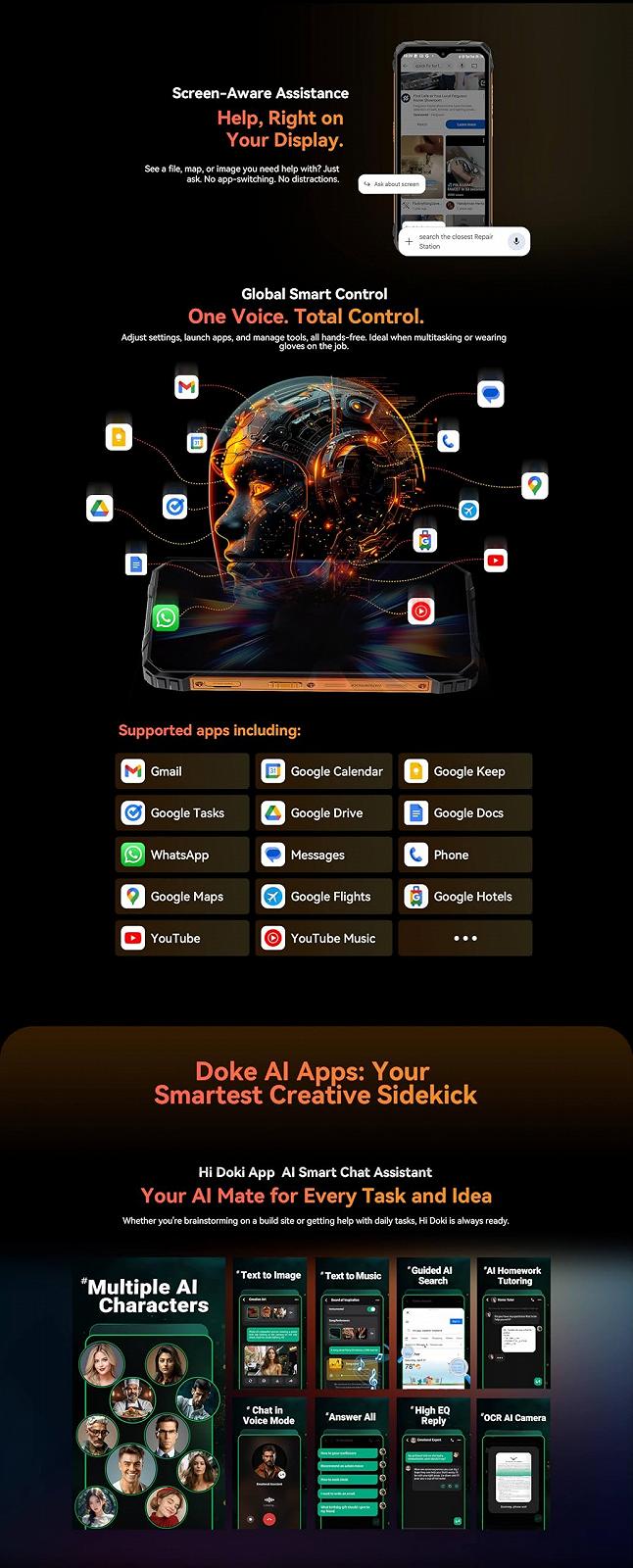 Смартфон Blackview Fort 1 6/256GB Android 15 6,56" HD+ IPS 10000 мАг Dual 4G LTE 16MP + 8MP Dual SIM NFC Чорний, фото №7