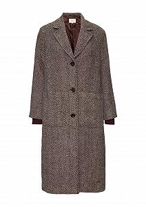 Купити Вовняне пальто s.Oliver вільного крою з ребристими манжетами - Фото 1 Вовняне пальто s.Oliver вільного крою з ребристими манжетами - Фото 1