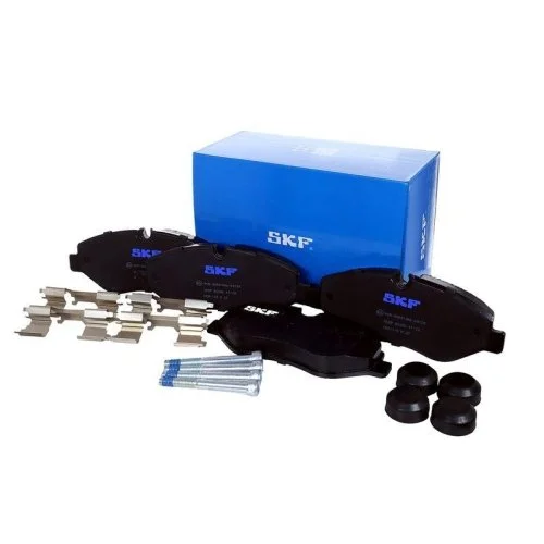 Комплект гальмівних колодок дискового гальма SKF VKBP 80006 для MERCEDES-BENZ VW передня вісь, фото №3