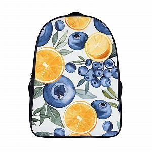 Рюкзак RSIUUODNF Lemon для школи, для дівчат-підлітків, велика шкільна сумка, рюкзак для трекінгу, водонепроникний для школи, подорожей, розмір 40x28x16 см - Фото 1