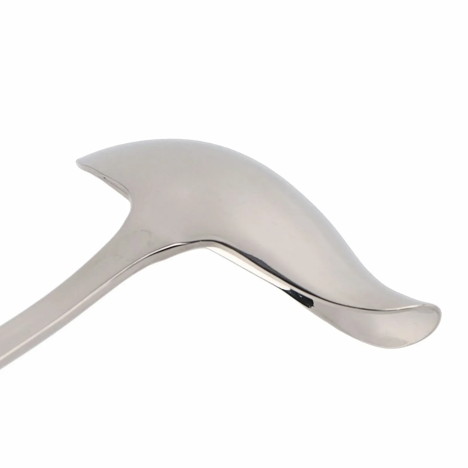 Ложка для соусу з нержавіючої сталі з носиком для розливу Premium, срібляста, фото №9