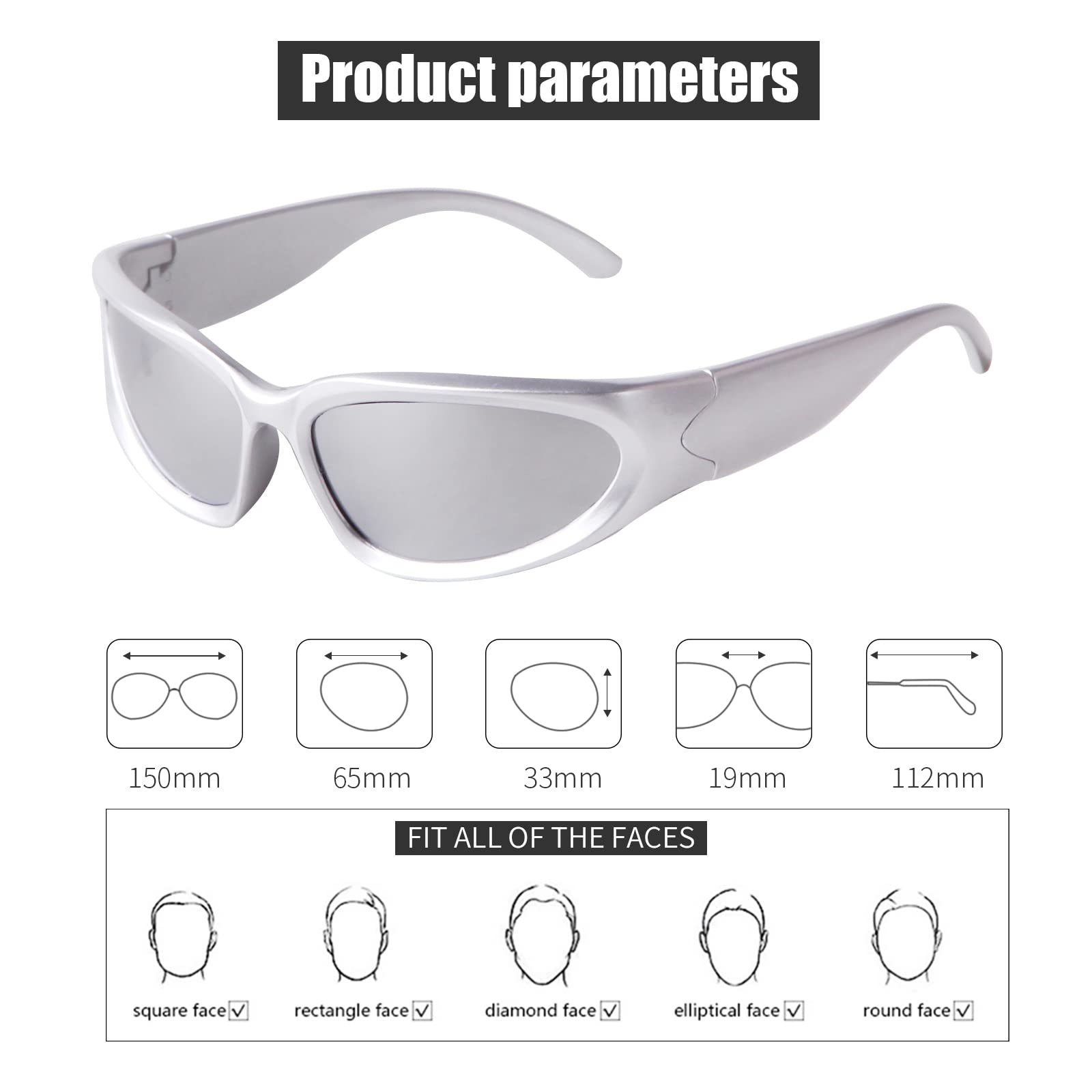 Сонцезахисні окуляри UV400 Захист Чоловіки Жінки, фото №1