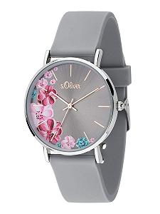 Женские аналоговые кварцевые часы s.Oliver с силиконовым ремешком synthetic.ua - Фото 1