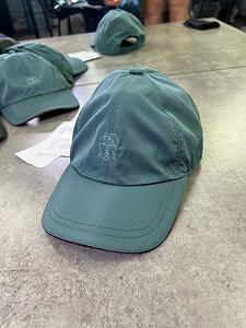 Кепка Brunello Cucinelli сіра класичне лого gu597 - Фото 1