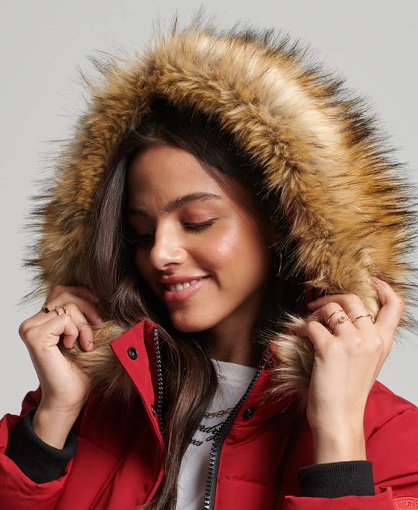 Пальто Superdry Longline Everest Faux Fur, фото №4