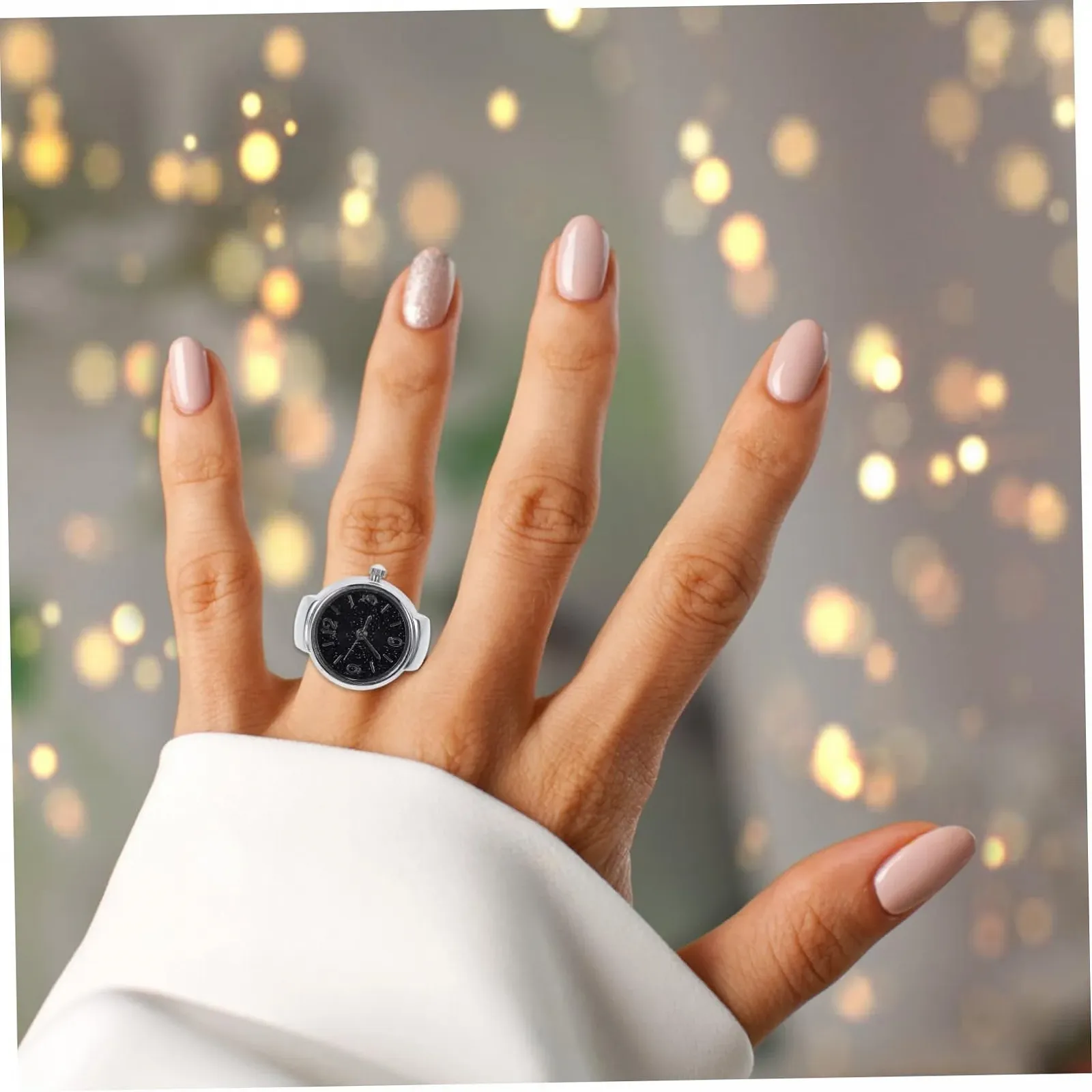 Кільце-годинник UKCOCO Мінімалістичний цифровий годинник для чоловіків, фото №4