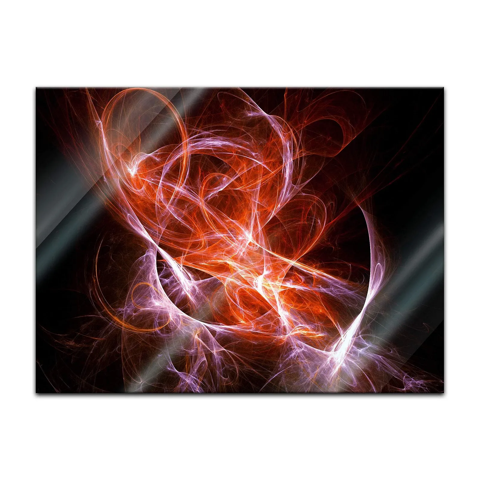 Картина на склі WandFXPro Abstract Purple Red 60 x 40 см, фото №2