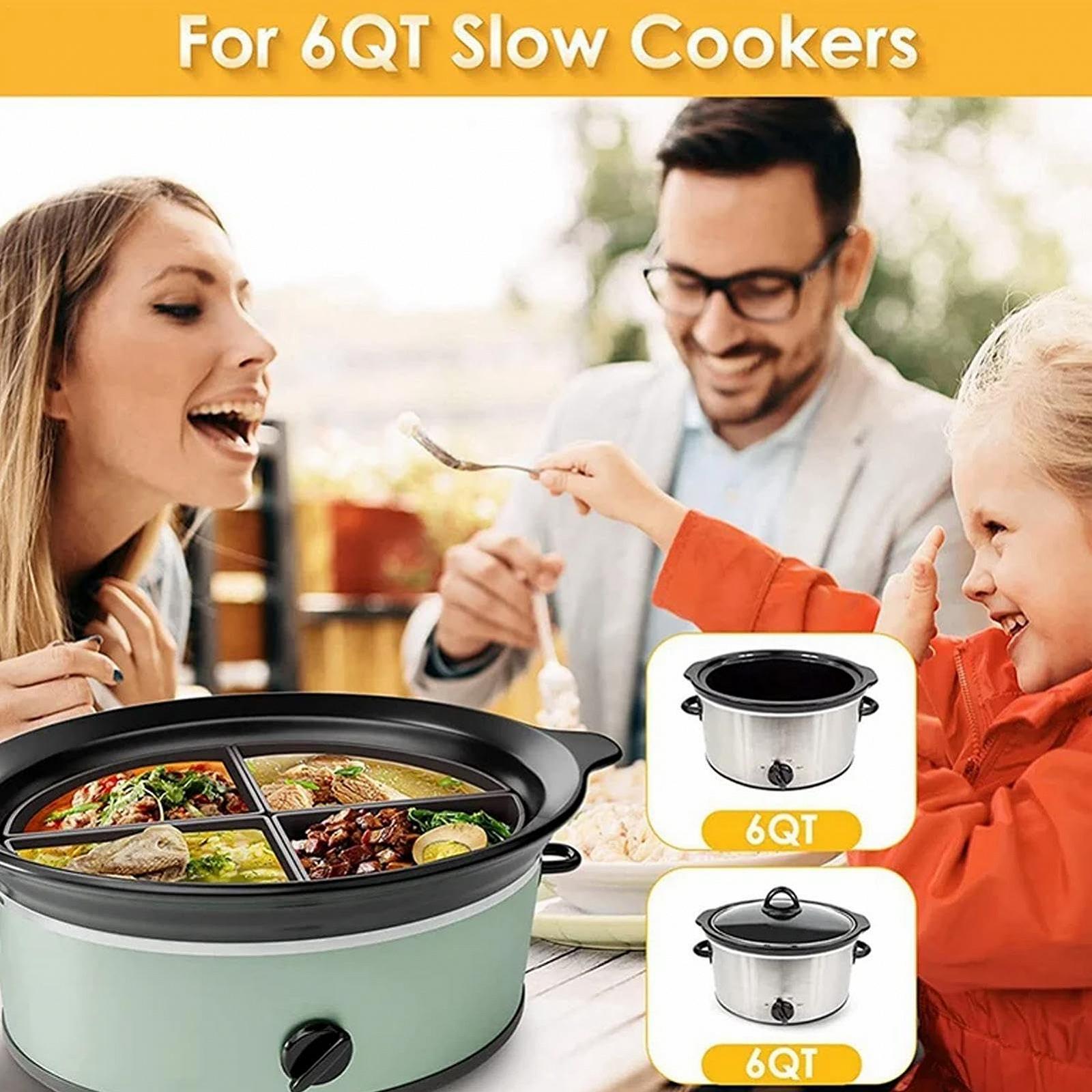 Разделитель Stew Liners Силиконовый Многоразовый Водонепроницаемый для Приготовления Трёх Блюд Одновременно Моющийся Разделитель, фото №3