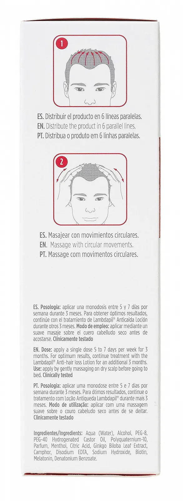 Лосьйон ISDIN LAMBDAPIL проти випадіння волосся подвійний (3млx40 монодоз), фото №4