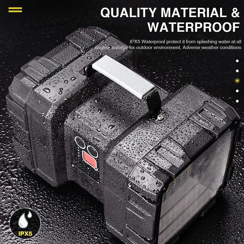 Ліхтар LETOUR LED Надзвичайно Яскравий, 7 Режимів, LED Перезаряджуваний Вуличний Яскраві Кемпінгові з 10000 mAh для Кемпінгу, Пішого Туризму, Риболовлі, Надзвичайних Ситуацій, фото №5