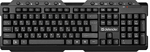 Купити Клавіатура DEFENDER 45189 Element HB-195 USB UKR чорний безпровідна - Фото 1 Клавіатура DEFENDER 45189 Element HB-195 USB UKR чорний безпровідна - Фото 1